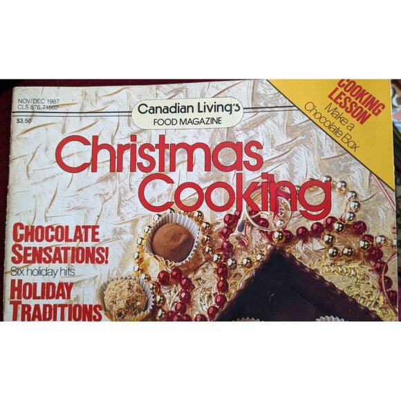Canadian Living Christmas Cooking Food Magazine 1986 , 1987 VTG Printed inCanada - Picture 4 of 10
